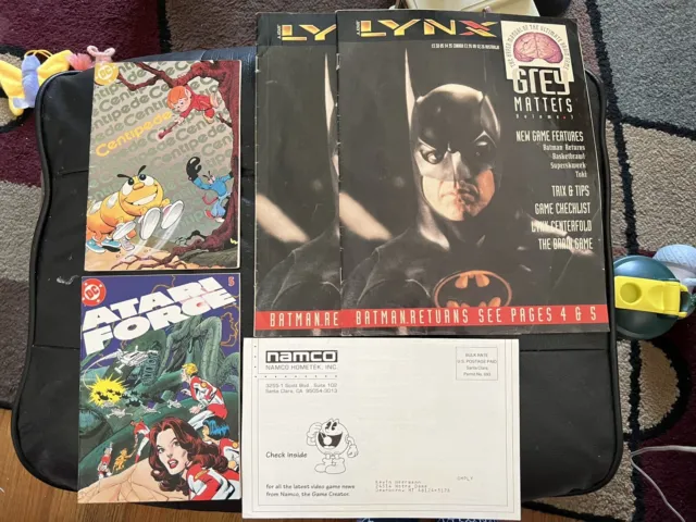 Atari DC Comics 1982 1983 Atari Force and Centipede Lynx Batman