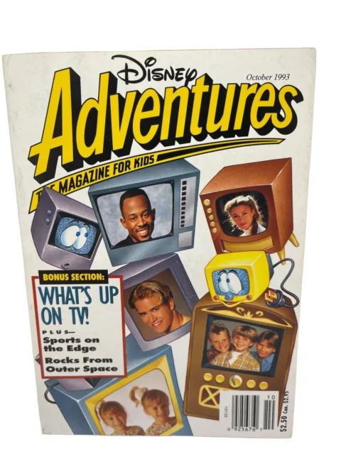 Vintage Disney Adventures Magazine October 93 Lawrence Barry Sanders Tim Burton