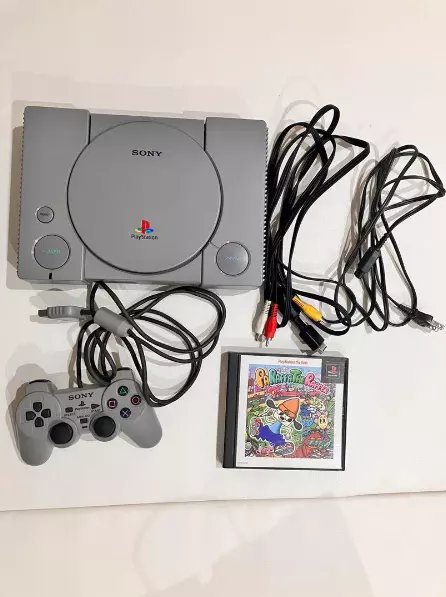 Sony PlayStation 1 PS1 SCPH-9000 Gray Game Console Full Accessories  Japanese Ver