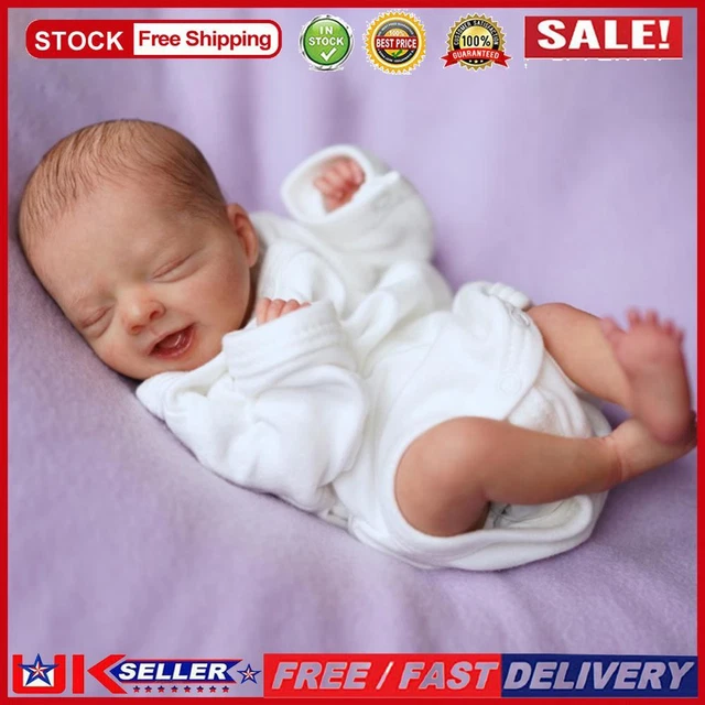 Soft Touch Unfinished Reborn Doll Kit Hand-assembled Infant Real Emotions Baby