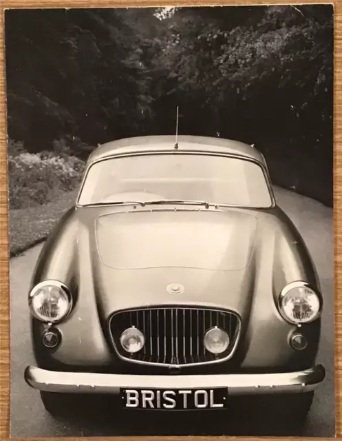 BRISTOL 406 Car Sales Brochure Oct 1958 #6413JC French Text