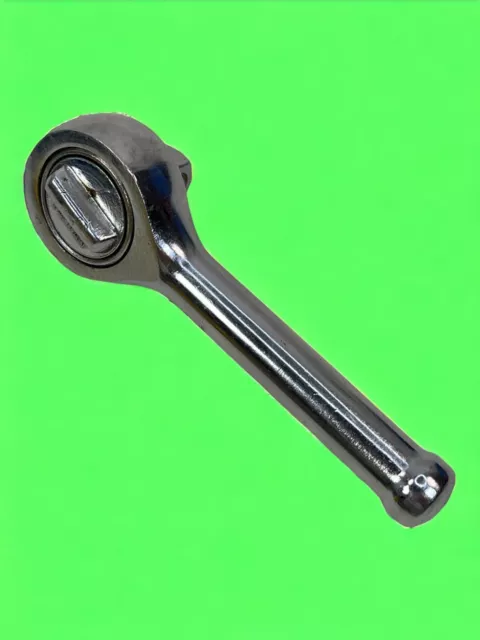 Unbranded 3/8 Drive Stubby Chrome Vanadium Ratchet Heavy Duty Length 4" Inches