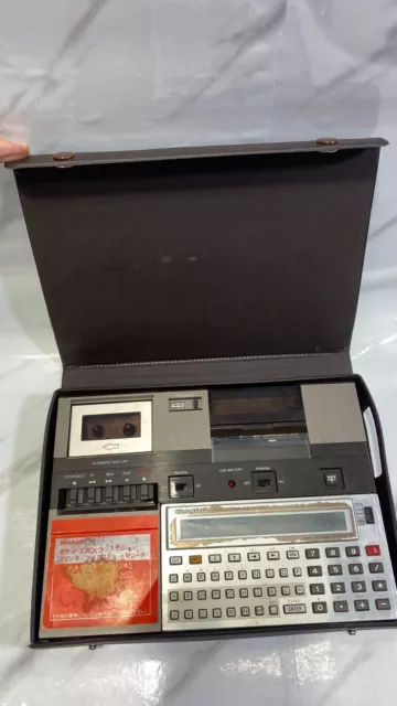 Vintage Sharp Micro Cassette recorder CE-125 PC-1251 Calculatrice