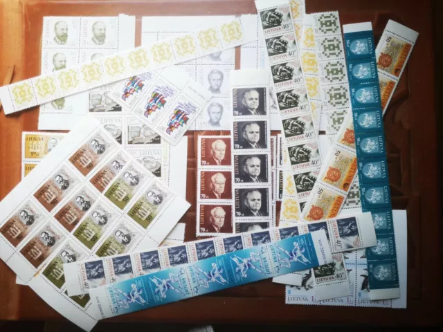 Lithuania Lietuva Lituania post stamp lot Modern Lithuania 1991 - now LT05