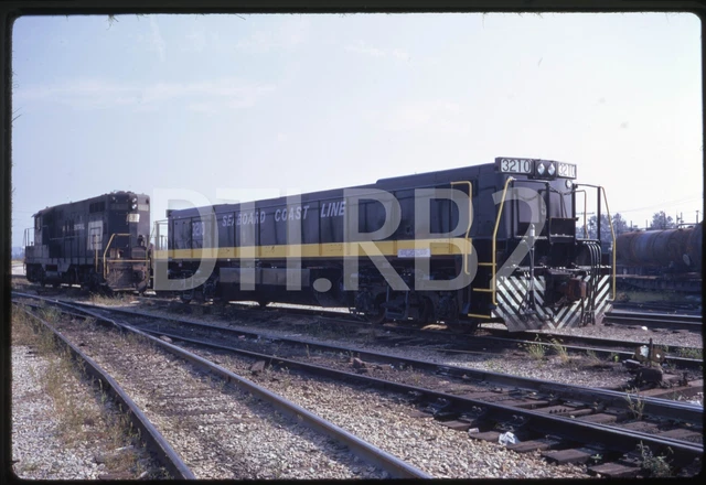 Mz4  Scl Seaboard Coast Line 3210 Slug Sharonville Ohio Oh Original Slide