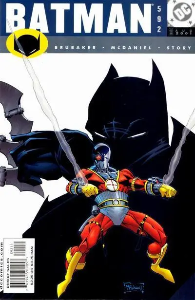 BATMAN #592 VF/NM, Ed Brubaker, Direct, DC Comics 2001 Stock Image