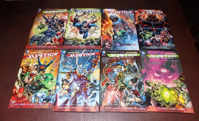 Justice League New 52 #1 TPB #2 3 4 5 6 7 8 HC DC Comic EX Cond Graphic Novels