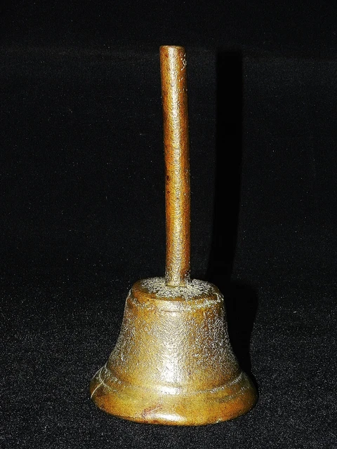 (A290) Campana de mesa africana bronce