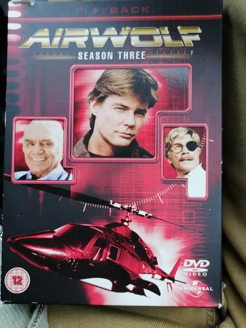 AIRWOLF: SEASON THREE Series 3 [DVD] Box Set R2 UK VGC FREEPOST EUR 17 ...