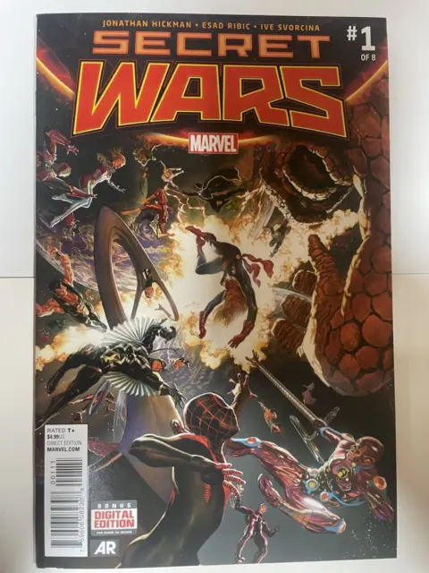 Marvel Comics Secret Wars #1-9 Near Mint Unread Copies Complete Set 2015