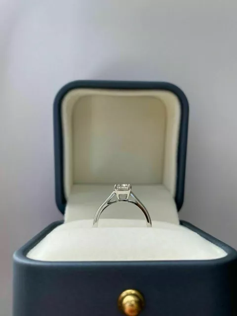 1.49 Carat Emerald Cut Lab Grown Diamond Engagement Ring - Certified 3