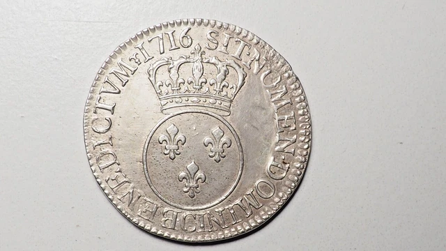 FRANCE : ECU de Vertugadin 1716 C .Louis XV .TTB+ EUR 750,00 - PicClick FR