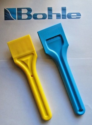 Pelle de vitrage Talon en verre UPVC Poignée en bois Bohle 