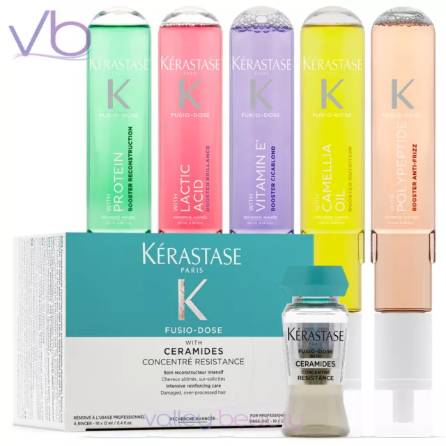 KERASTASE Fusio Dose Treatment Resistance Concentre + Booster, Full Set | NEW