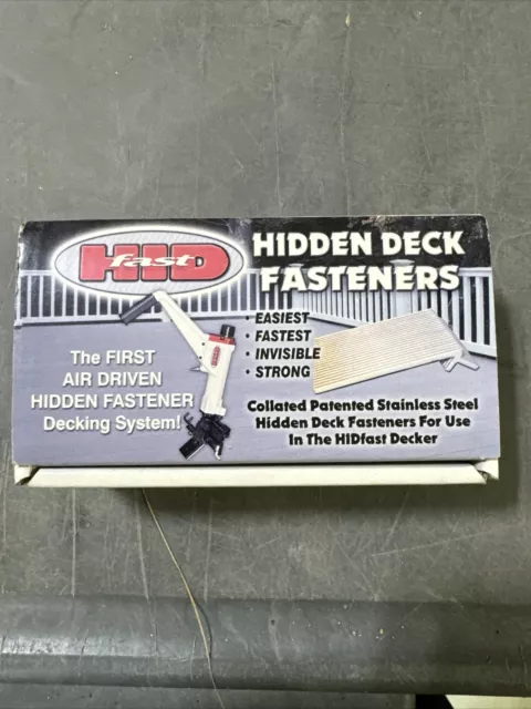 HID Fast HF2.5 Hidden Decking Fasteners, Stainless Steel