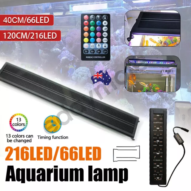 40cm 120cm Full Spectrum Aquarium LED Light Lighting Aqua Plant Fish Tank Lamp