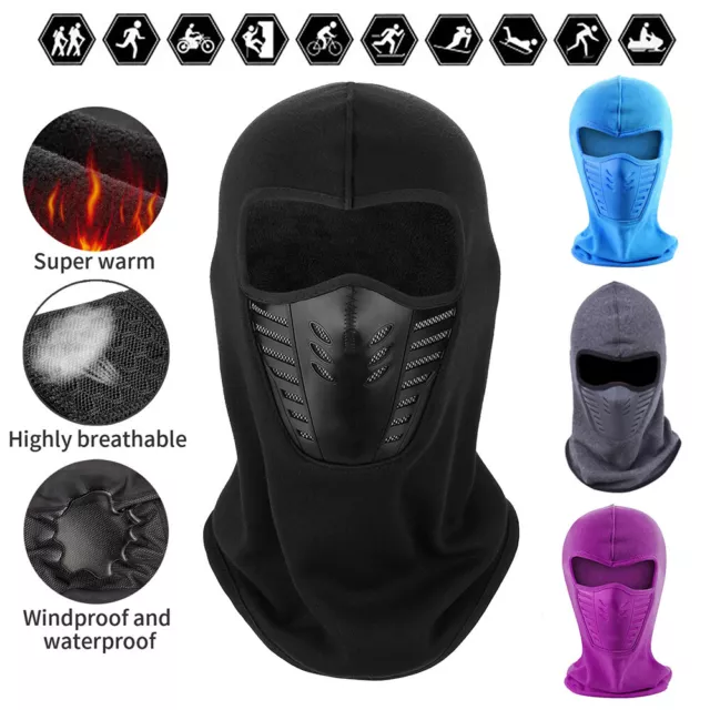 Balaclava Sturmhaube Winter Warme Sturmmaske Motorrad Mütze Skimaske Winddicht