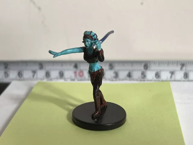 WOTC Star Wars Miniatures - General Aayla Secura #13/40 Rare NO CARD Republic 50