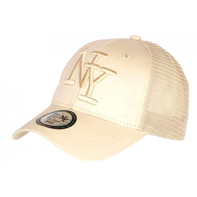 Casquette Trucker NY Filet Rouge Et Blanche - Taille Unique, Neuve Avec étiquettes