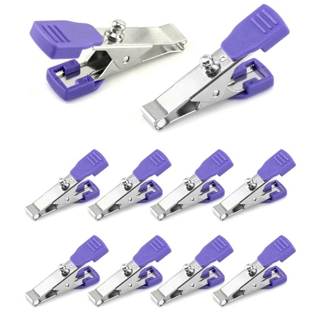 ECG Patient Monitors 5pcs Metal ECG Electrode Clamps – Veterinary Flat Snap Clips For ECG Cable Connection CON-TEC Veterinary ECG Accessories - Foto 4