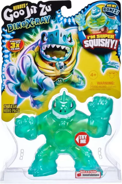 GOO JIT ZU Thrash The Shark Stretchy Gooey Pullable Kids No-mess Toy Animal