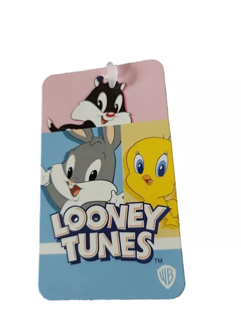 SHERPA LINED KIDS Slipper Socks w/Gripper Bottom - Looney Tunes (2 ...