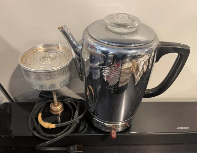 Vintage MIRRO-MATIC 10-35 Cup Automatic Electric Coffee Percolator