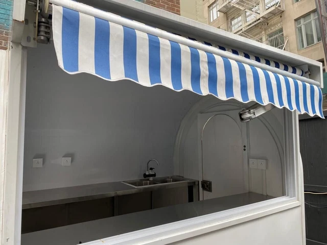 Rounder 7 Ft Mini Food Trailer Food Cart Custom with Appliances Food Truck