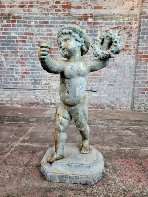 18th century Italian Iron Putti  dimension 43" high
