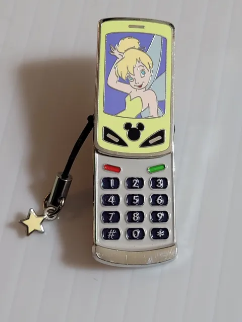 Disney Trading Pin Tinker Bell Slider Cell Phone 2009
