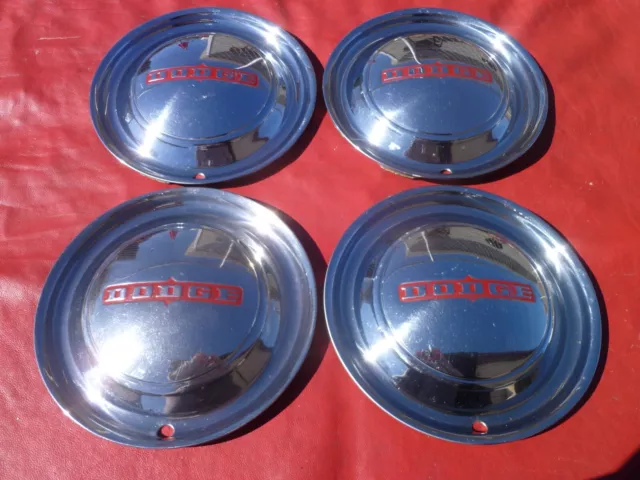Vintage 1949-50 Dodge Coronet Royal Lancer  15" Hubcaps Wheelcovers
