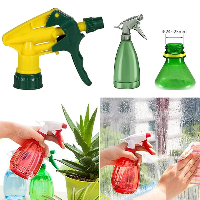 Heavy Duty Chemical Resistant Spray Bottle Trigger Nozzles - 4 Pack 2 thumbnail image
