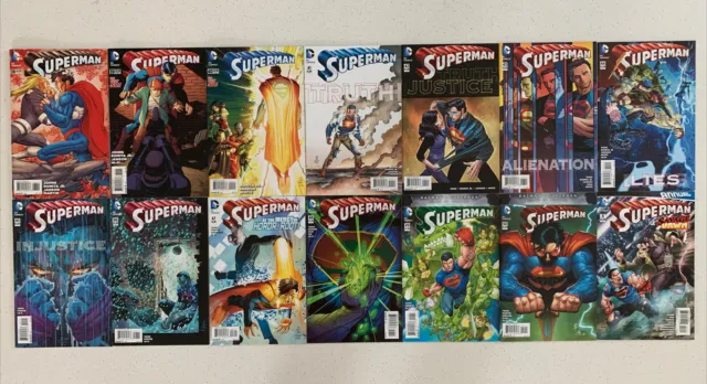 Superman New 52 #38-50,Annual 3 Set VF/NM lot
