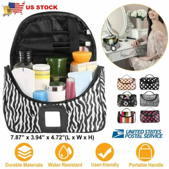 Makeup Travel Cosmetic Bag Case Multifunction Pouch Toiletry Zip Pouch Organizer