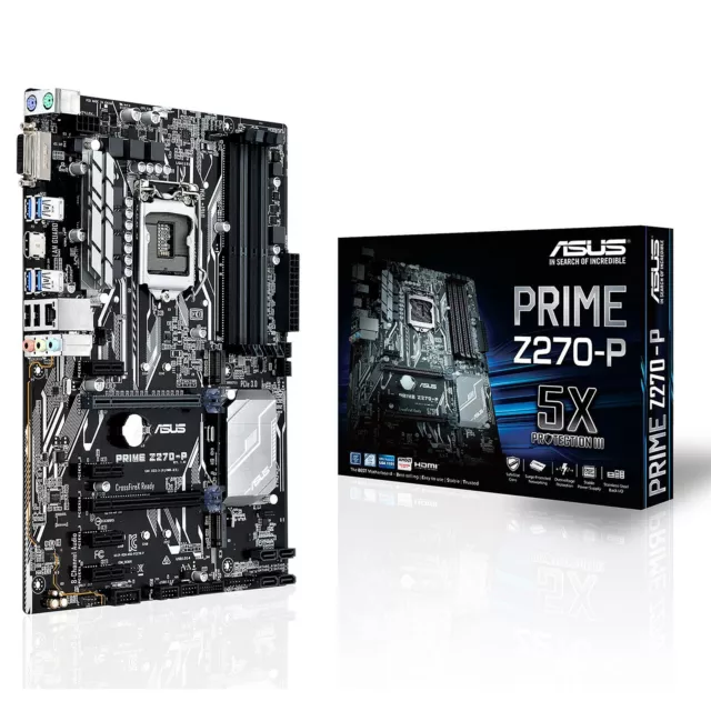 ASUS Prime Z270-P Rev.1.02 Intel Z270 Mainboard ATX Sockel 1151 gaming nvme