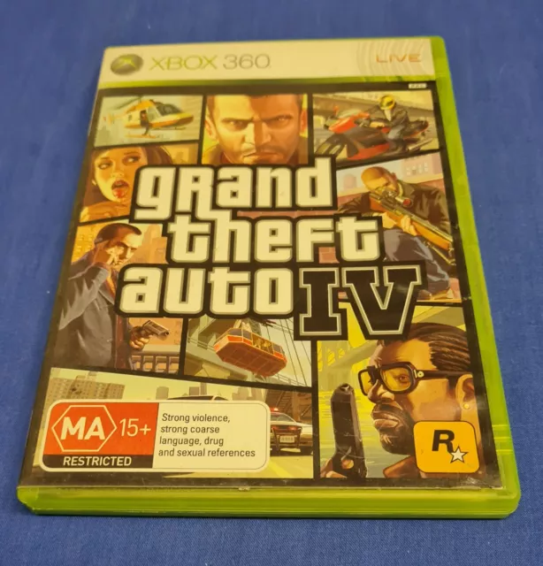 RARE! 2008 GRAND THEFT AUTO IV Niko Bellic PC Xbox PS3 Game = 2pg Promo  PRINT AD