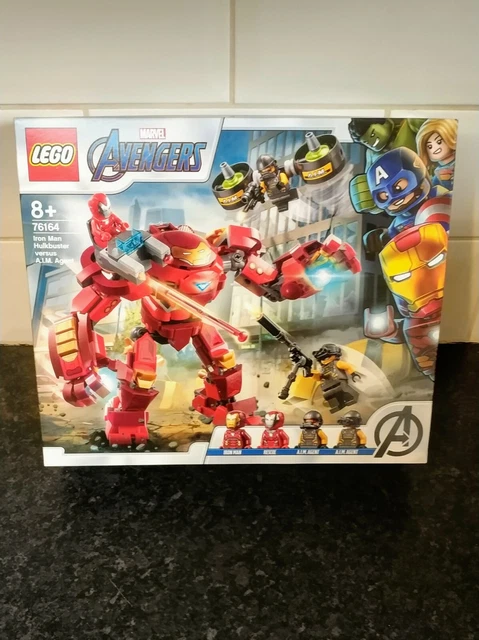 Lego hulkbuster hotsell vs aim agent