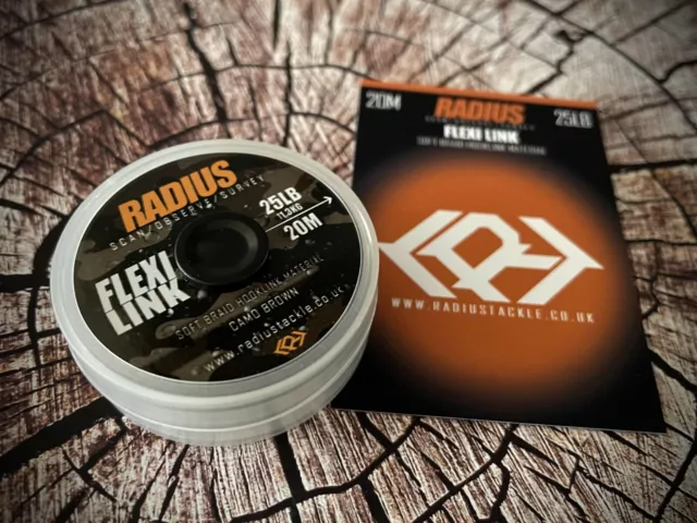 Radius Tackle Flexi Link - Supple Soft Braid Hooklink Carp Fishing