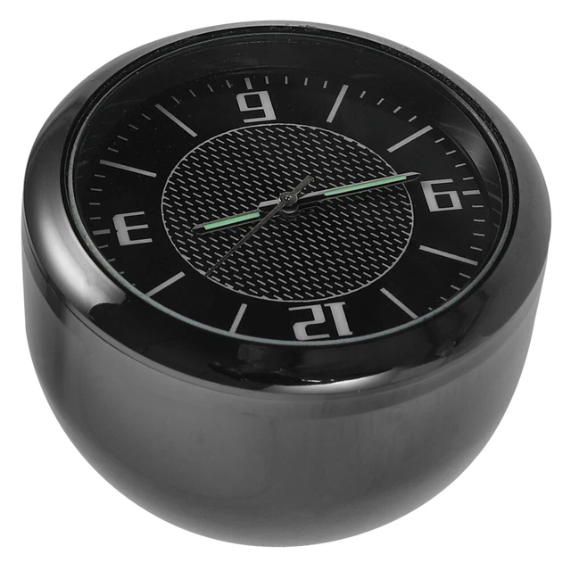 Mobestech Horloge De Tableau De Bord Miniature Analogique Fluorescente Pour Voiture