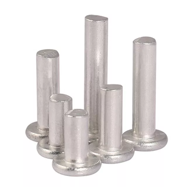 Rivetti Solidi Rivetti Piatti Controschiaccia Alluminio Fissi Rivetto Solido M3 M4 M5