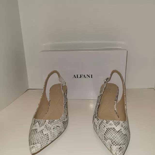 Alfani Women's Step 'N Flex Babbsy Pointed-Toe Slingback Pumps size 10M