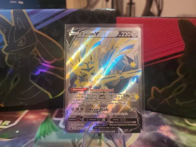 ZACIAN V SWSH292 (Shiny) SWSH Black Star Promo Pokémon Card $4.00