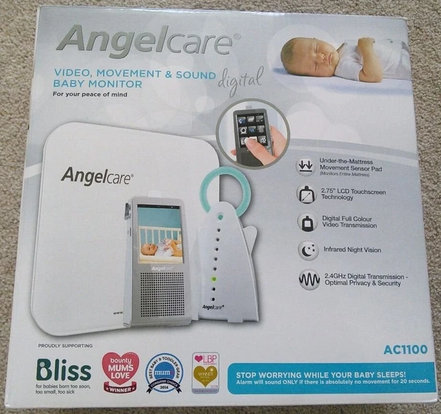 Angelcare AC1100 Digital VIDEO MOVEMENT SOUND Baby Monitor SENSOR PAD / Camera