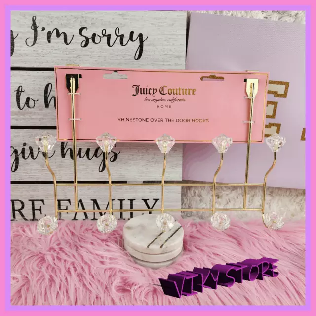 NWT {Juicy Couture} 5 Over-the-Door Hook: Glamorous Organization, Effortlessly C