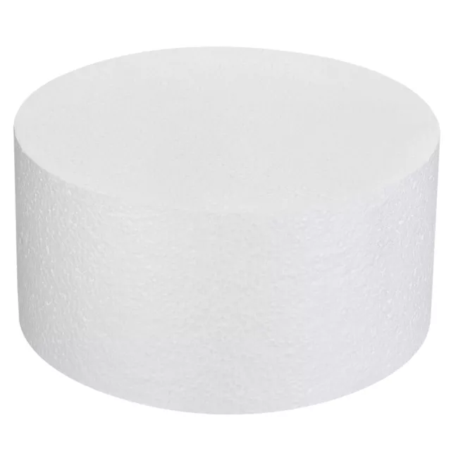 Round Foam Cake Dummy 4 Inch x 8 Inch Circle Dummy Cake Set for Wedding