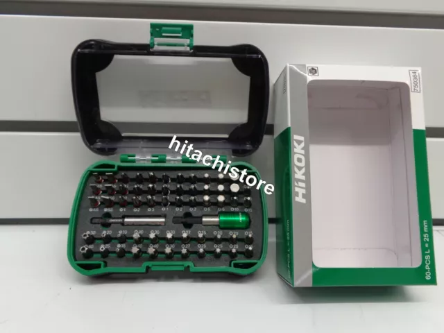 Kit Inserti Da 60 Pz. Hta750364 Hikoki Per Trapani Avvitatori