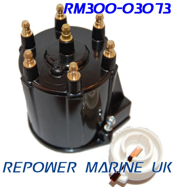 V6 DISTRIBUTOR CAP & Rotor Volvo Penta, Mercruiser, OMC, 850484T 3