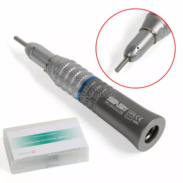 6 Dental Slow Low Speed Handstück Straight Nosecone handpiece E type