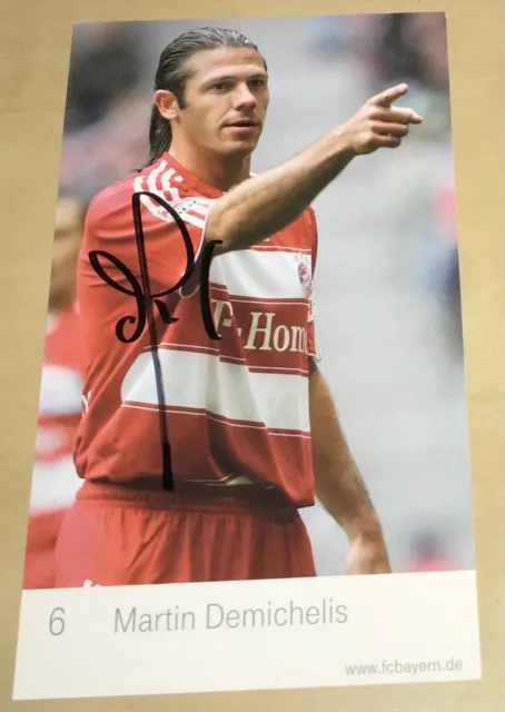 Martin Demichelis Orig signierte Autogrammkarte Bayern München Autogramm #6