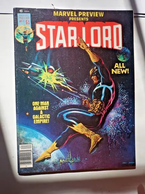 1977 Marvel Preview 11, Star Lord's 2nd Appearance, VF+ or Better